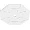 Ekena Millwork Logan Architectural Grade PVC Ceiling Medallion, 36"OD x 3"ID x 12 1/2"C x 1"P, One-Piece CMP36LG-03000 - alternate 3